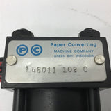 Paper Converting 146011 102 0 Pneumatic Cylinder- stroke 3" width 2"
