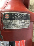 US Motor E177 1/3 HP Ac Gear Motor 230/460 Volts 1745 Rpm 4P 56 Fr 58 Ratio