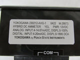 YOKAGAWA HYBRID DC AMMETER YEL - 230212-AHG-1 /  0422 M-28873 / PWR 12 VDC - NEW