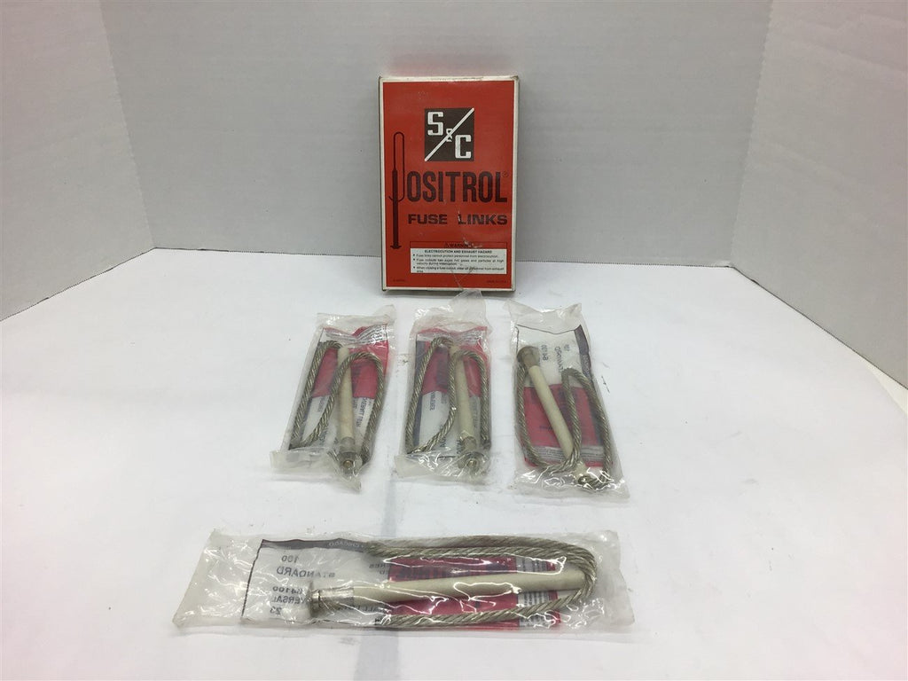 Positrol 64100 Fuse Links Lot of 4 100 Amps