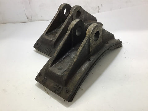 10.5" LONG 4" WIDE 0.429" THICK HOIST BRAKE PADS LOT OF 2