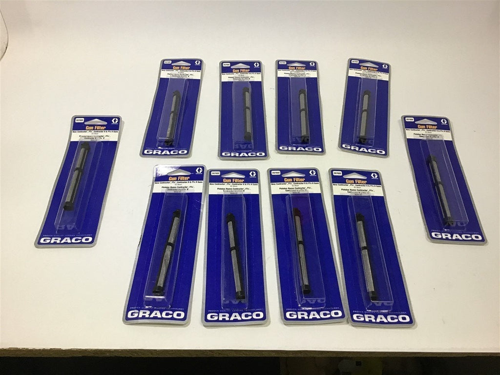 Graco 287032 Gun Filter New Contractor FTx Contractor II FTx II 60 Mesh QTY 10