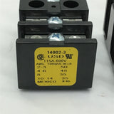 Buss 14002-3 Power Distribution Block 115A-600 Volts Lot of 5