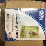 27441 Vertical Wall sign Holder Box of 6