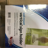 27441 Vertical Wall sign Holder Box of 6