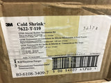 3M Cold Shrink 7622-T110 QTIII Silicone Rubber Termination Kit