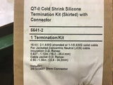 3M QT-II Cold Shrink Silicone Termination Kit Skirted With Connector