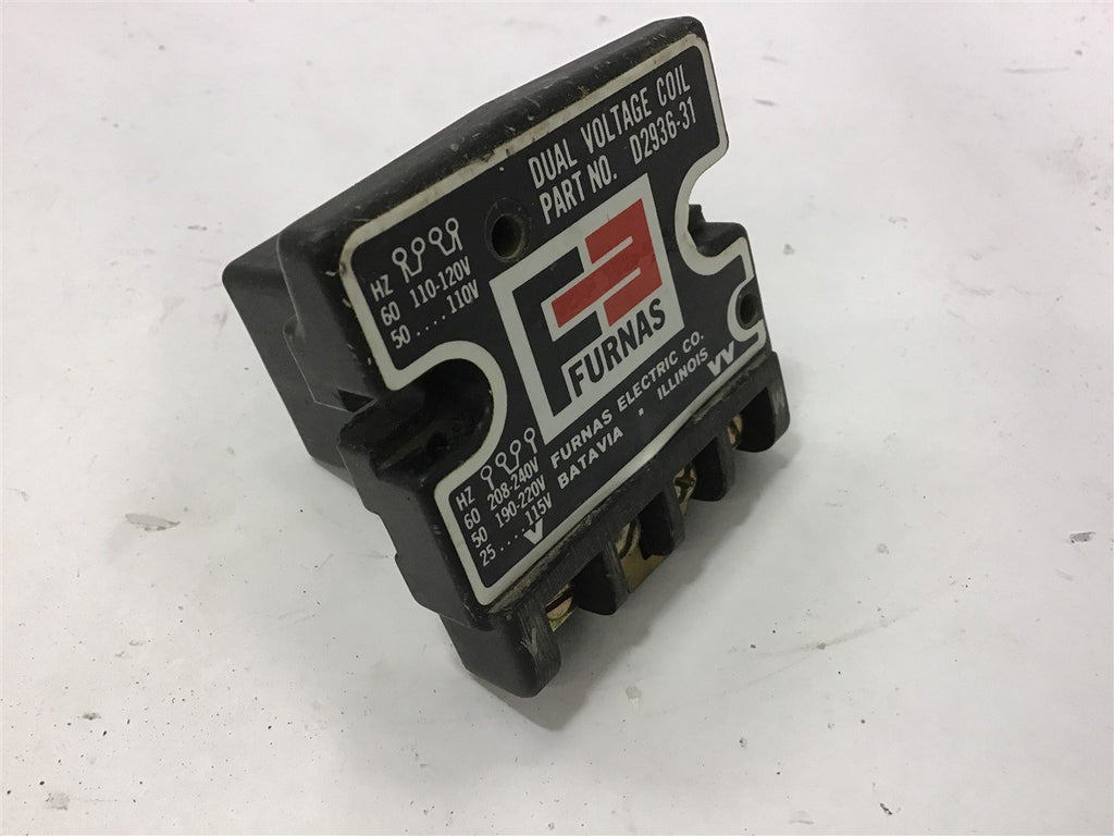 Furnas D2936-31 Dual Voltage Coil 110 - 120 V 208 - 240 V 60 Hz