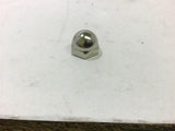 3/8-16 Brass Nickel Plated Cap Nut Lot of 68
