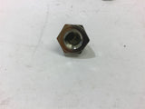3/8-16 Brass Nickel Plated Cap Nut Lot of 68