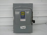 Square D K2163921 Safety Switch Cat. # D322N 60A 240VAC Type 1 Enclosure Ser. E1