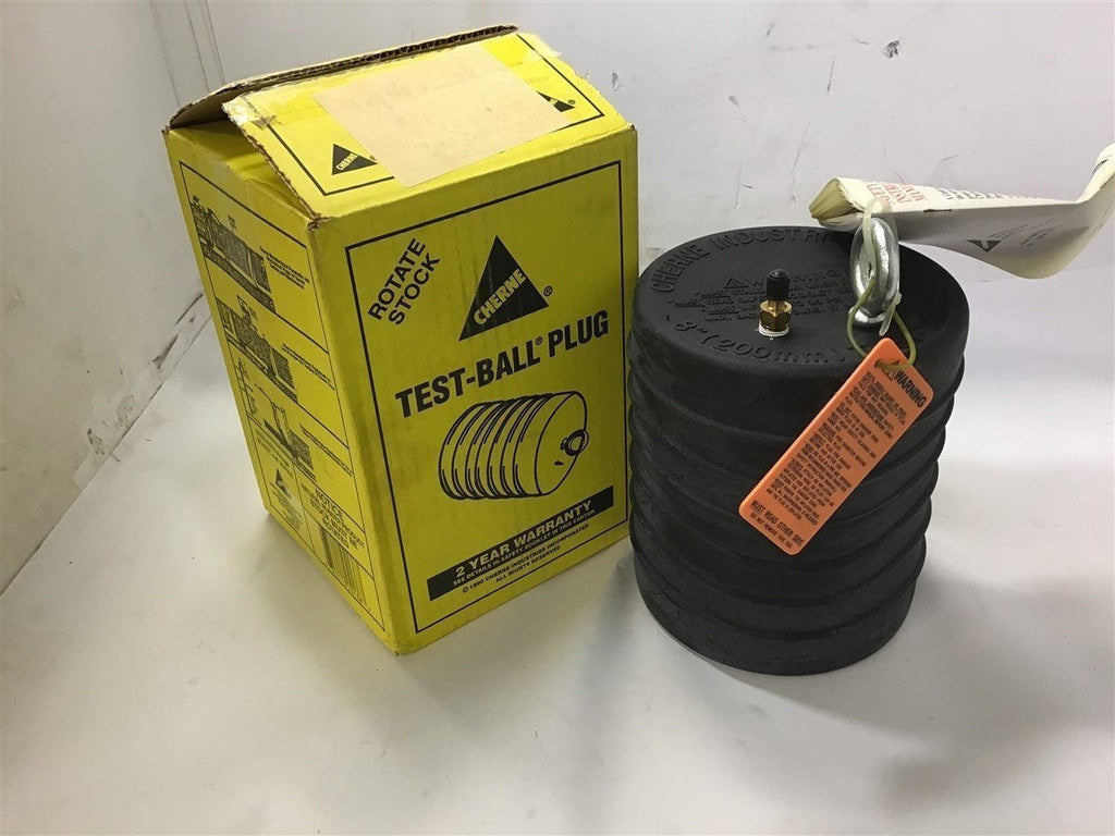 Cherne Industrial 8" 200mm Test-Ball Plug 041-386