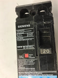 Siemens SA1E025 Circuit Breaker ED42B020 Type ED4 Pole 2 480v 20a