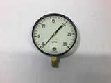 US Gauge V500 Ametek Vacuum Gauge 30" HG 1/4LM