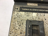 Square D FA36100 Thermal-Magnetic Circuit Breaker 100 Amp