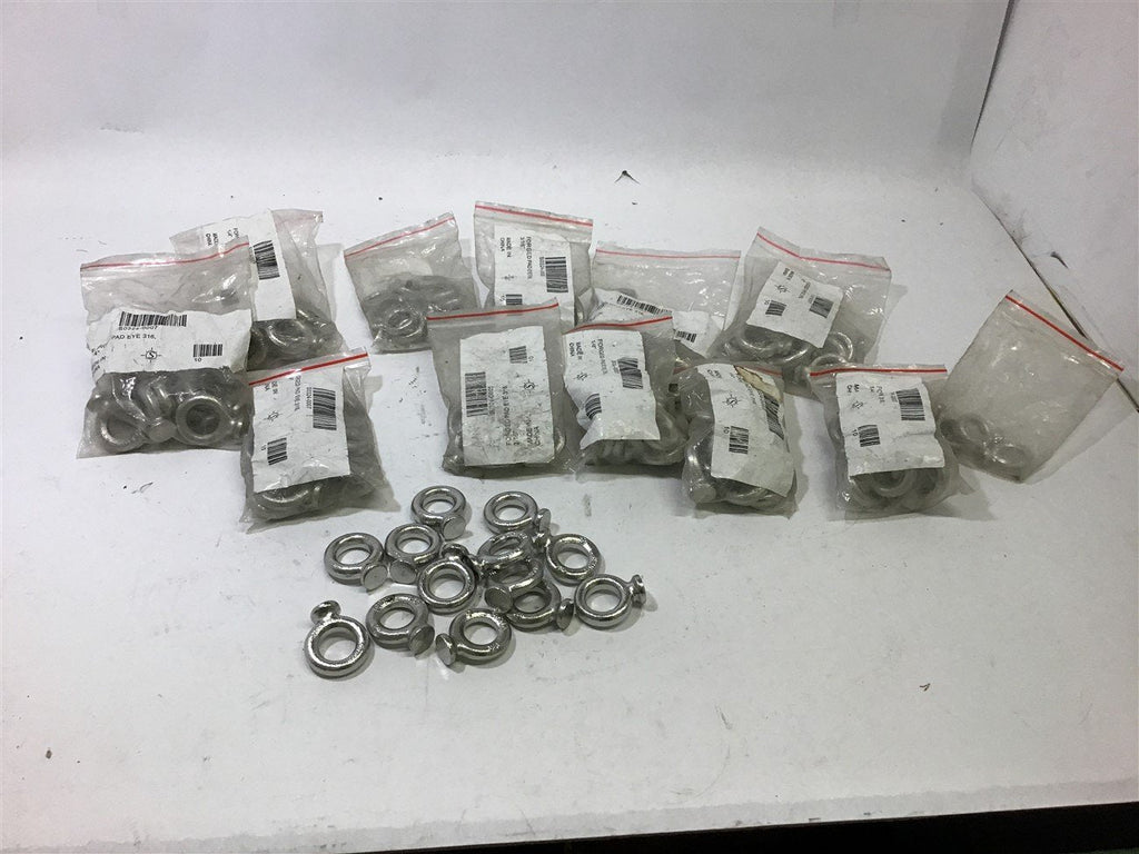 Assorted Lot of Forged Pad Eye 316 SS Various sizes