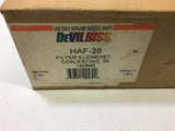 DeVilbiss HAF-28 Coalescing Filter Element CZ424