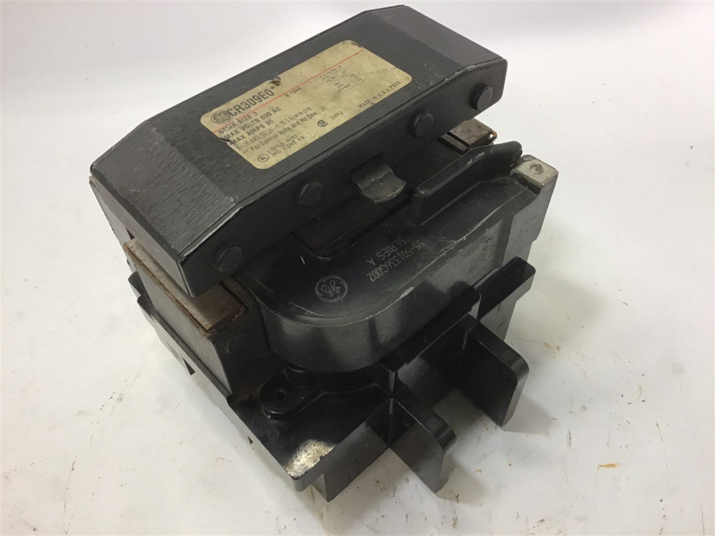 GENERAL ELECTRIC CR309E0 STARTER 600 AC MAX VOLTS