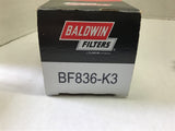BALDWIN BF836-K3 FILTER Lot of 2