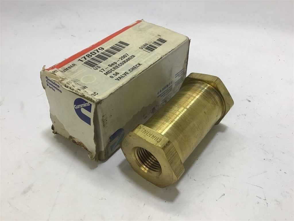 CUMMINS 178079 CHECK VALVE
