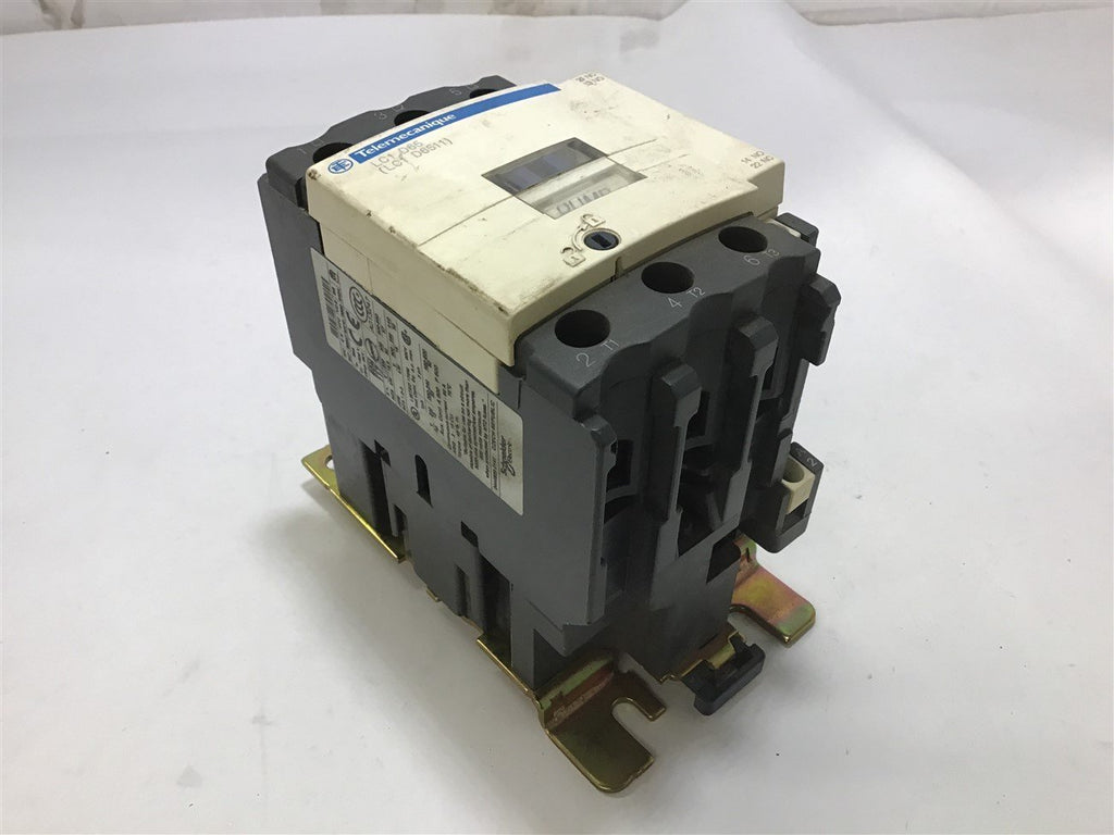 TELEMECANIQUE SCHNEIDER ELECTRIC LC1 D6511 CONTACTOR 120 V COIL