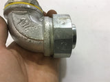 COOPER CROUSE-HINDS LTB12590 90 DEG ANGLE MALE CONNECTOR 1-1/4" PACK OF 7