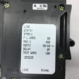 Kohler 253225 Circuit Breaker 80 A 480 Volt 3 Pole