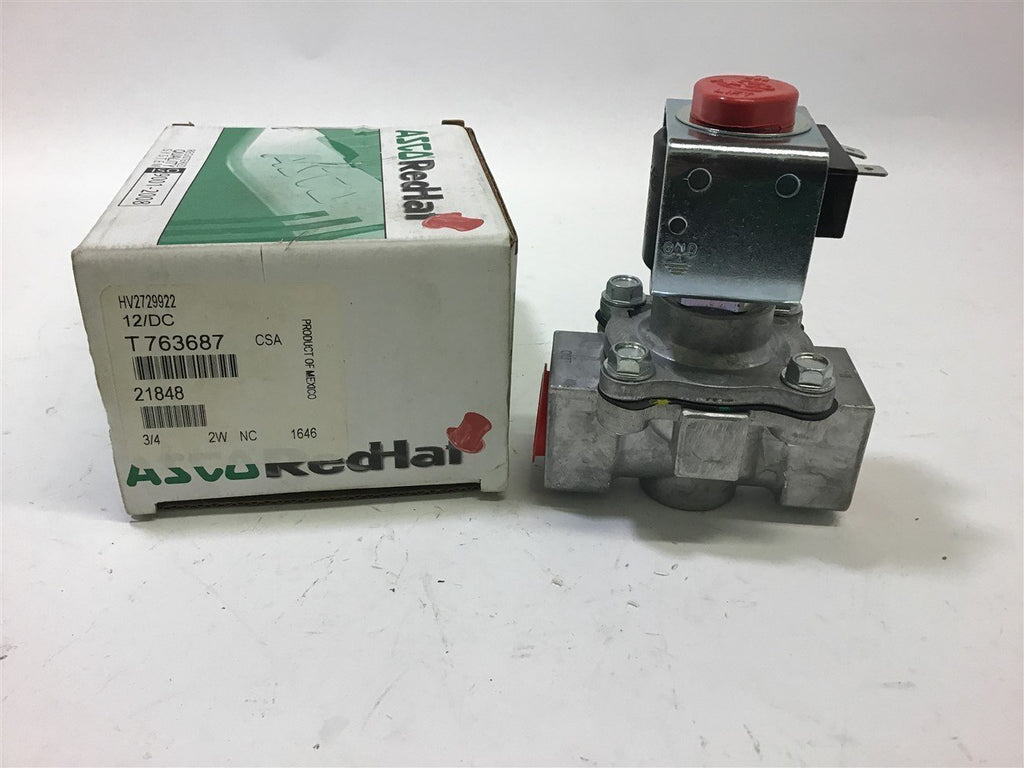 Asco HV2729922 Fuel Solenoid Valve T763687 3/4" 2W NC BME Bearings