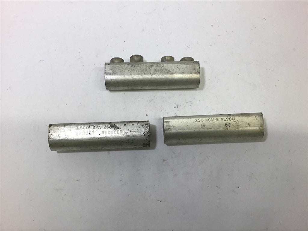 Ilsco 250 MCM-6 AL9CU Splicer Reducer