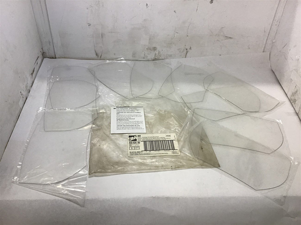 3M Visor AS-131-10 Antifog Scratch Resistant Qty. 10