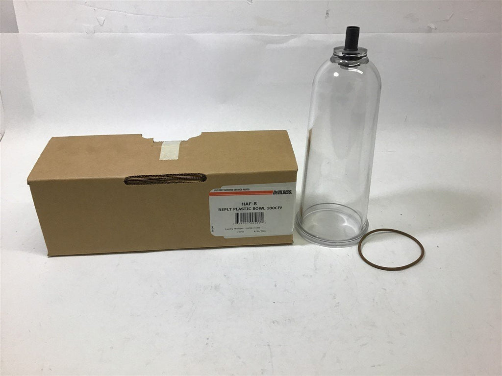 DeVilbiss HAF-8 Replacement Plastic Bowl 100CFM