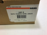 DeVilbiss HAF-8 Replacement Plastic Bowl 100CFM