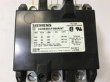 SIEMENS 42GE35AF364RGT CONTACTOR SERIES D 120V COIL 3 PH 60 HP 480 V