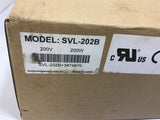SURE SERVO SVL-202B AC SERVO MOTOR 0.2 KW 200 V 1.7 A 3000 Rpm