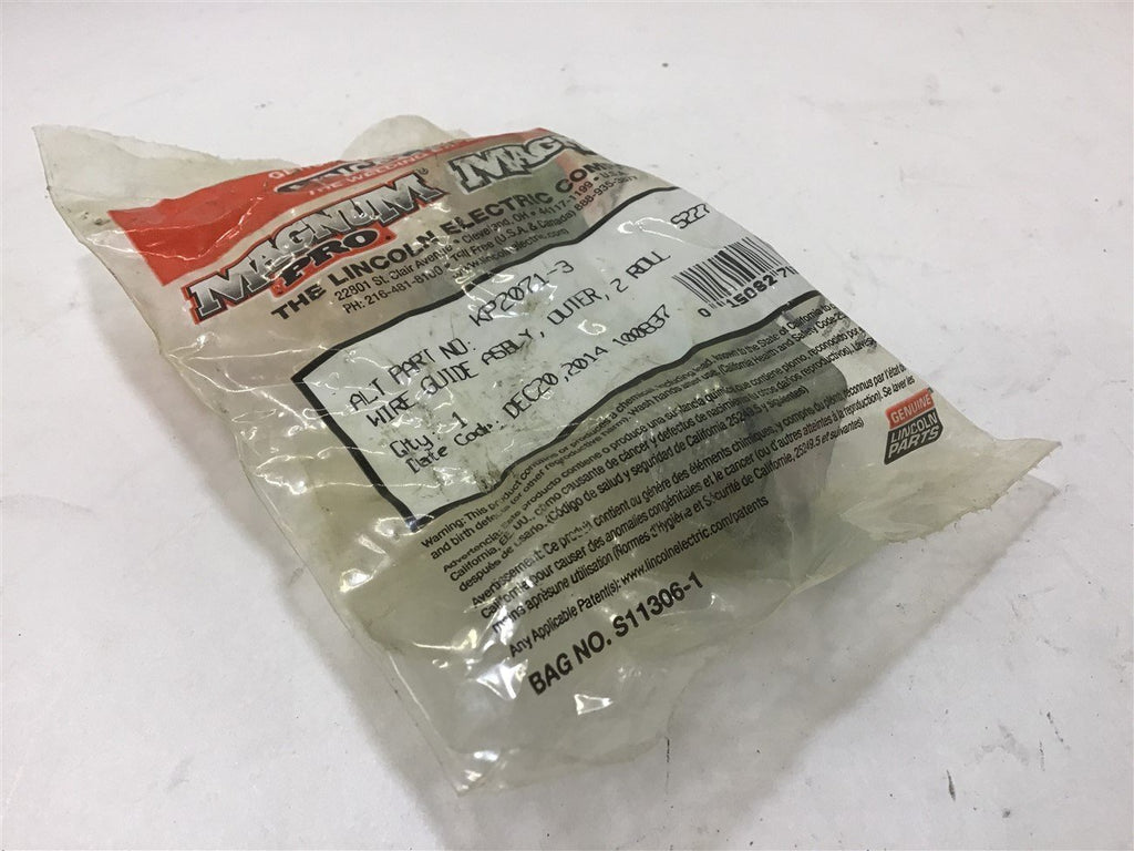 Lincoln Electric KP2071-3 Magnum Pro Wire Guide Assembly Outer 2 Roll Aluminum