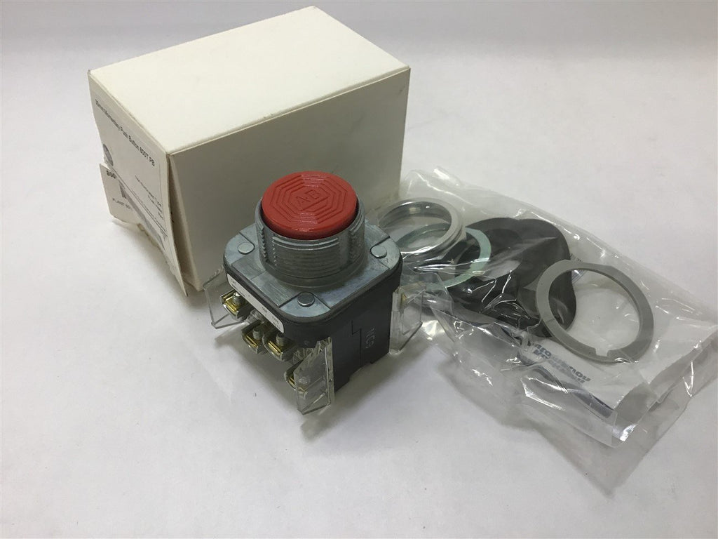 Allen-Bradley 800T-A6B 30mm Momentary Push Button 800T PB Flush Head Red