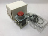Allen-Bradley 800T-A6B 30mm Momentary Push Button 800T PB Flush Head Red