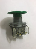 Allen Bradley 800T-D1JD1 Push Button Type 4,13 Jumbo Mushroom Head Green 600V