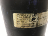 Yaskawa SG25SA-P08U3 AC Servo Gearmotor 750W 25:1 Ratio 120 rpm