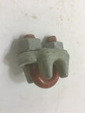 Crosby G-450 1010097 Red-U-Bolt Clips Size 3/8 Lot of 16