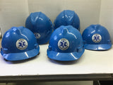 MSA Blue First Responder Hard Hat size medium Lot of 5