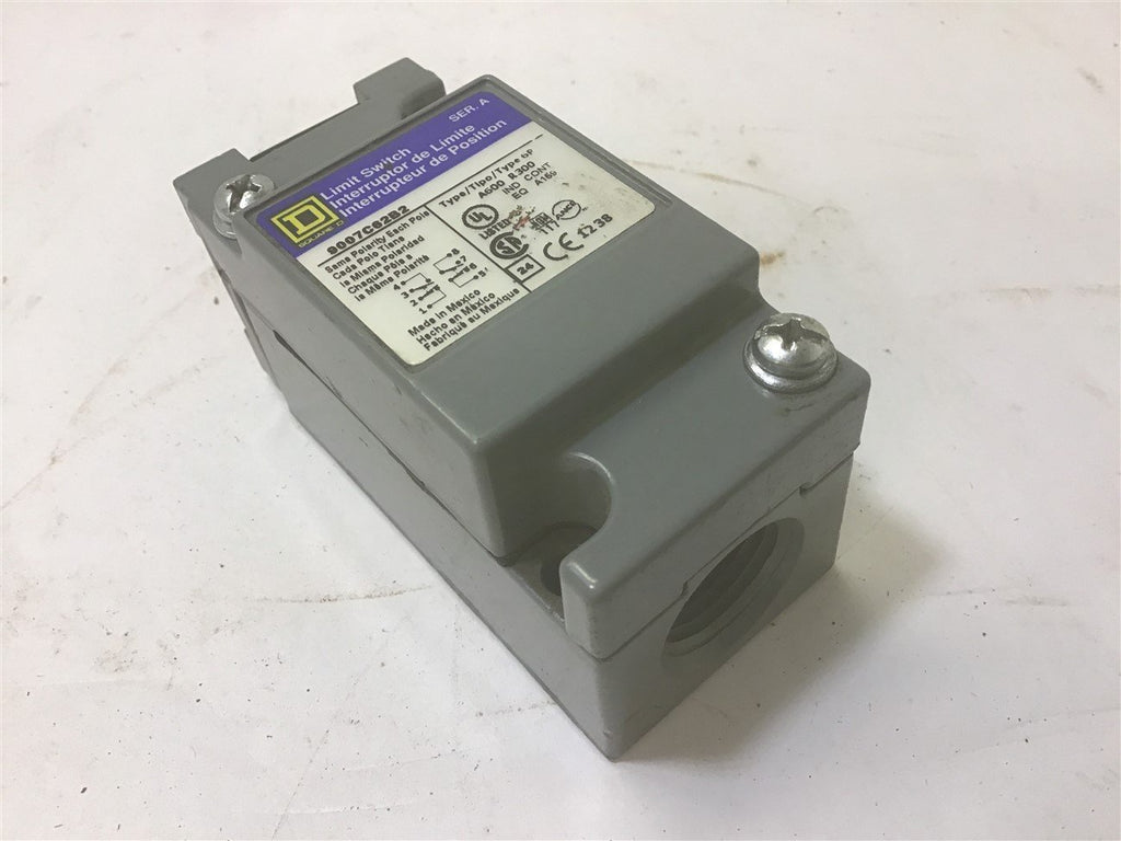 Square D 9007C62B2 Limit Switch Ser A Type 6P