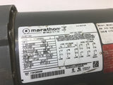 Marathon D393 AC Motor 1 HP 3450 RPM 2 P 208 - 230 / 460 V 56C 3 Ph 60 Hz TEFC