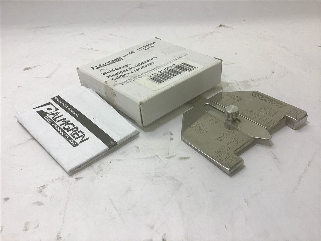 Palmgren 5G (1)55501 Rev A Weld Gauge