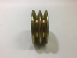 Two Groove Pulley 2-3/4" OD 5/8" Keyed Bore B Groove