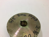 Two Groove Pulley 2-3/4" OD 5/8" Keyed Bore B Groove