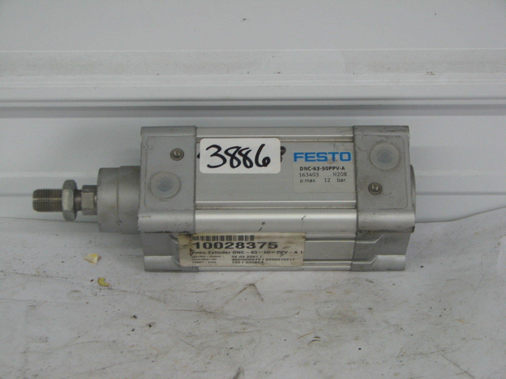 Festo Dnc-63-50-Ppv-A1 Pneumatic Cylinder 10028375 12 Bar