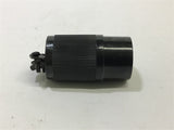 Hubbell HBL7593 Black Midget Twist-Lock Connector 15 A 125 V 2P