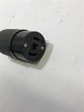 Hubbell HBL7593 Black Midget Twist-Lock Connector 15 A 125 V 2P