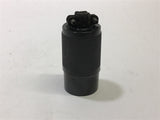 Hubbell HBL7593 Black Midget Twist-Lock Connector 15 A 125 V 2P